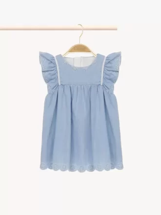 Babyklänning och mössa set Babyklänning och mössa set