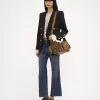 Beskurna bootcut-jeans i denim Beskurna bootcut-jeans i denim