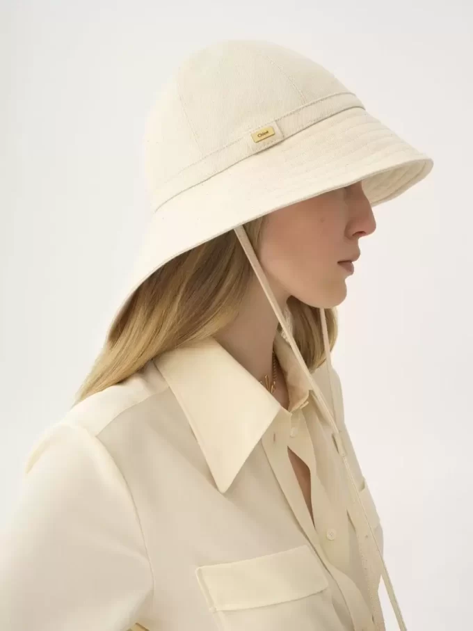 Chloé Breeze bucket hat i bomull Chloé Breeze bucket hat i bomull