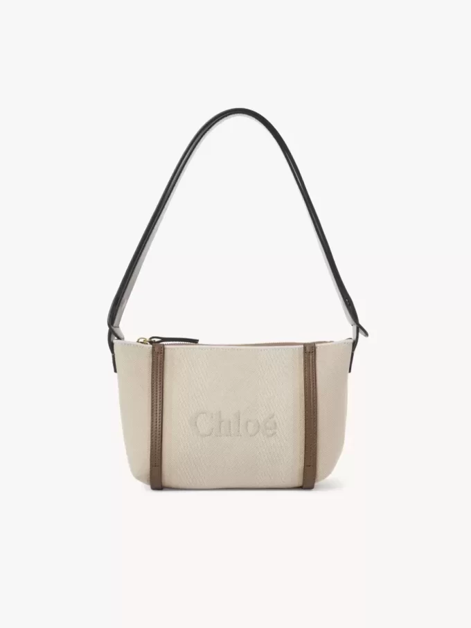 Chloé Carry axelväska i canvas Chloé Carry axelväska i canvas