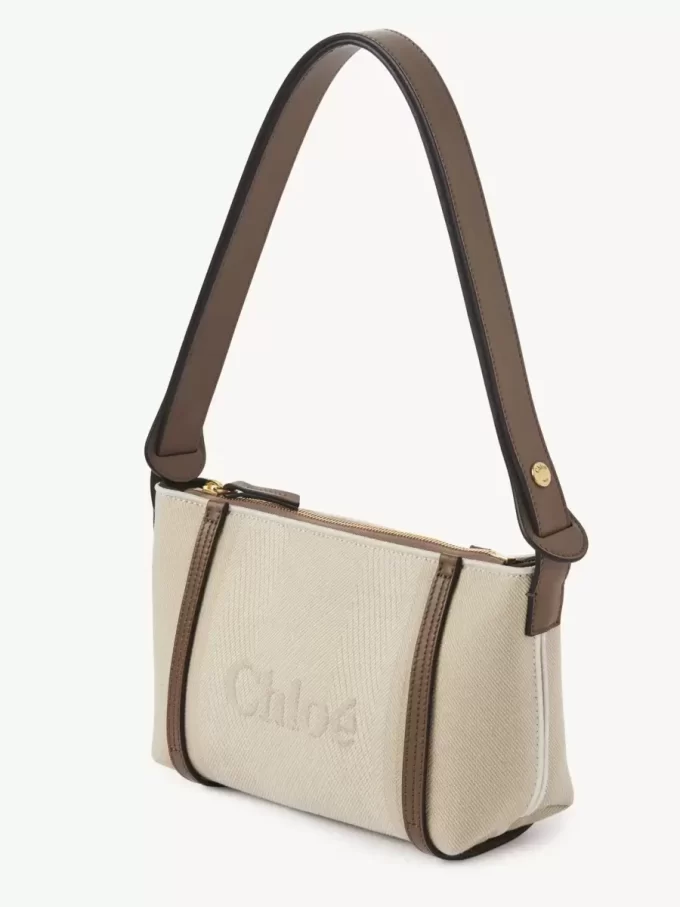 Chloé Carry axelväska i canvas Chloé Carry axelväska i canvas