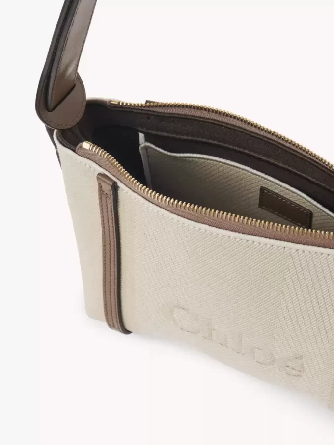 Chloé Carry axelväska i canvas Chloé Carry axelväska i canvas