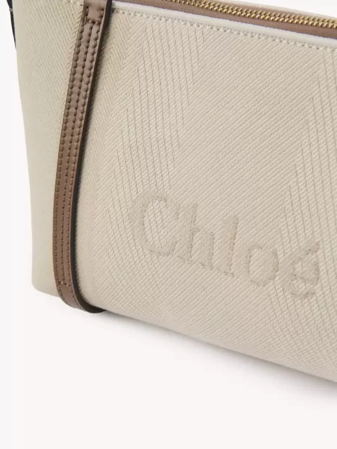 Chloé Carry axelväska i canvas Chloé Carry axelväska i canvas