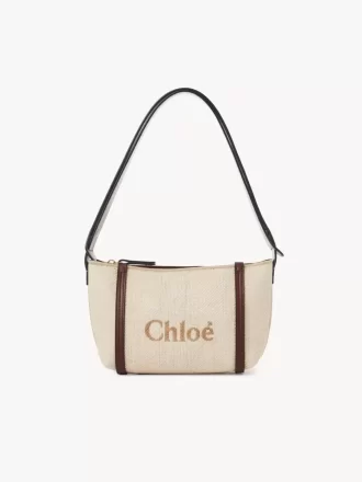 Chloé Carry axelväska i raffia Chloé Carry axelväska i raffia