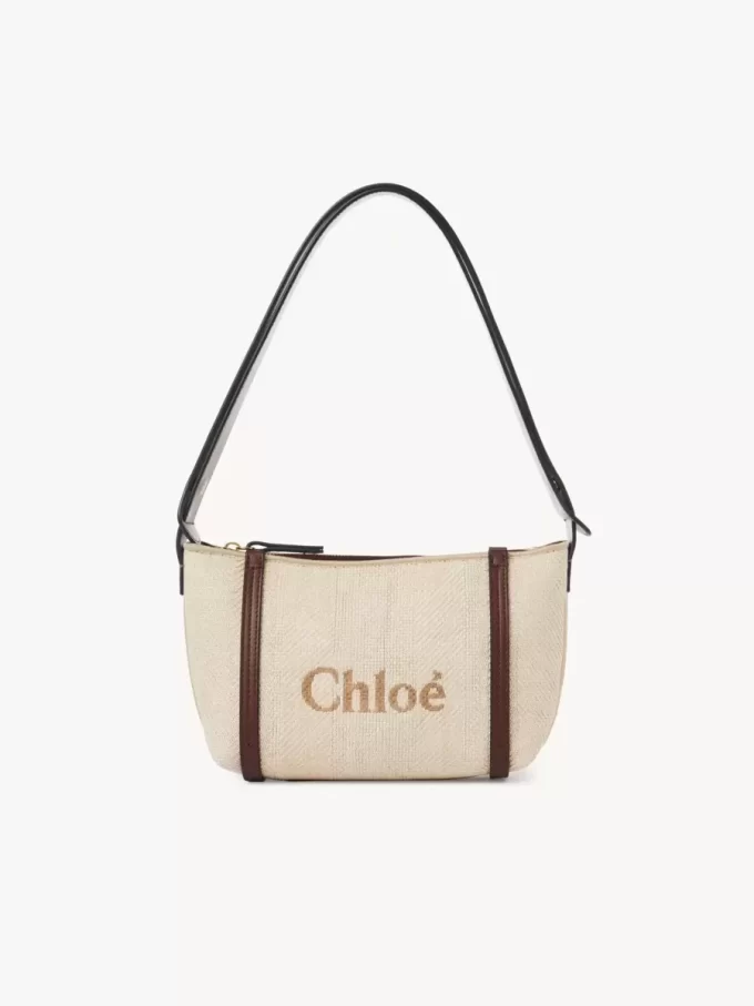 Chloé Carry axelväska i raffia Chloé Carry axelväska i raffia