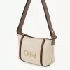 Chloé Carry axelväska i raffia Chloé Carry axelväska i raffia