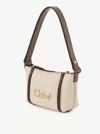 Chloé Carry axelväska i raffia Chloé Carry axelväska i raffia