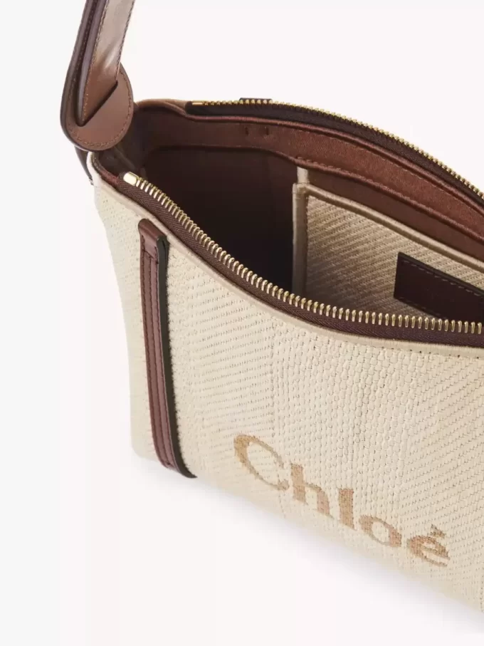 Chloé Carry axelväska i raffia Chloé Carry axelväska i raffia