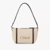Chloé Carry axelväska i raffia Chloé Carry axelväska i raffia