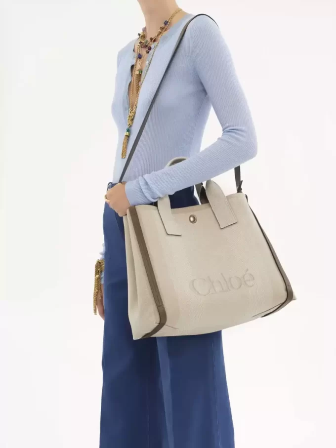 Chloé Carry-väska i canvas Chloé Carry-väska i canvas