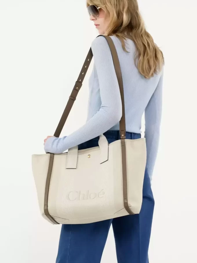 Chloé Carry-väska i canvas Chloé Carry-väska i canvas