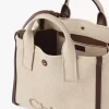 Chloé Carry-väska i fiber med raffiaeffekt Chloé Carry-väska i fiber med raffiaeffekt