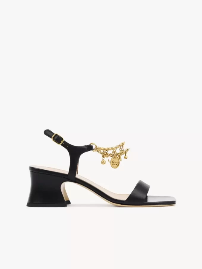 Chloé Charms klackade sandaler Chloé Charms klackade sandaler