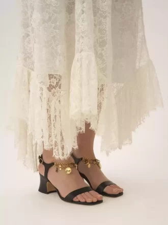 Chloé Charms klackade sandaler Chloé Charms klackade sandaler