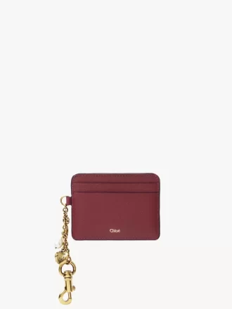 Chloé Charms korthållare i narvat läder Chloé Charms korthållare i narvat läder
