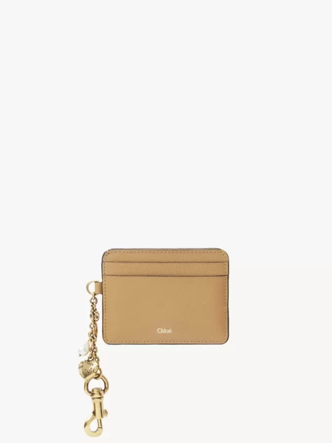 Chloé Charms korthållare i narvat läder Chloé Charms korthållare i narvat läder