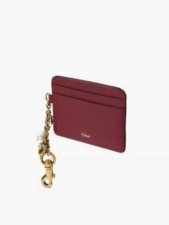 Chloé Charms korthållare i narvat läder Chloé Charms korthållare i narvat läder