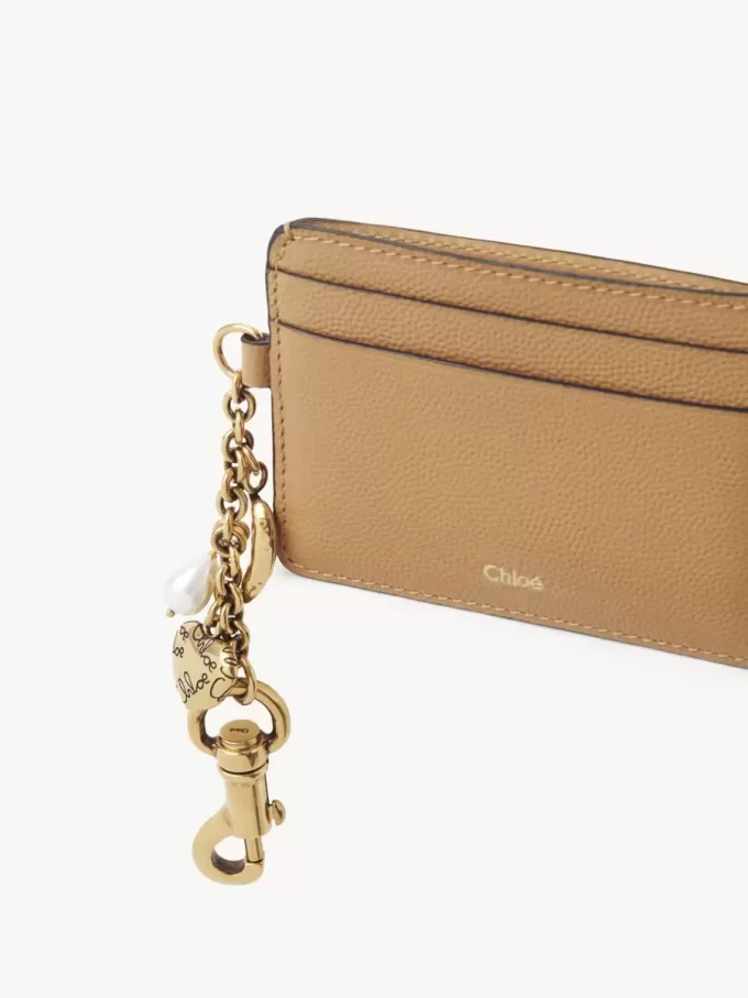 Chloé Charms korthållare i narvat läder Chloé Charms korthållare i narvat läder