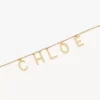 Chloé-halsbandet med bokstäver Chloé-halsbandet med bokstäver