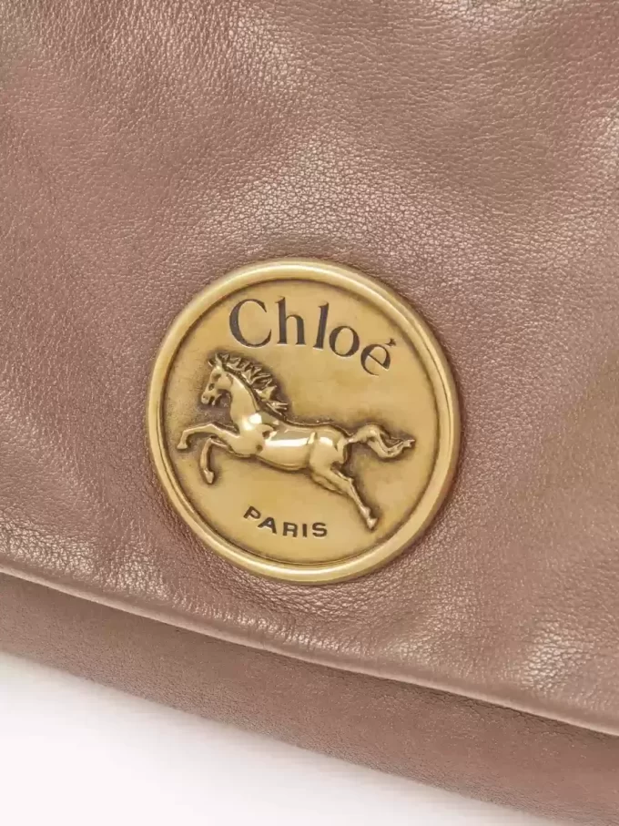 Chloé Heritage axelväska i narvat läder Chloé Heritage axelväska i narvat läder