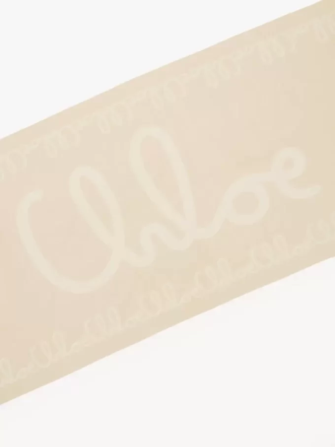 Chloé Iconic-halsduk i jacquardull Chloé Iconic-halsduk i jacquardull