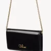 Chloé Iconic plånbok med lock och kedja i lackskinn Chloé Iconic plånbok med lock och kedja i lackskinn