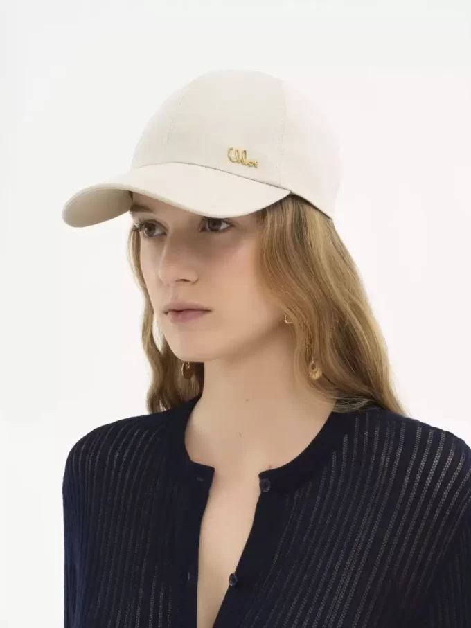 Chloé-kepsen i bomullscanvas Chloé-kepsen i bomullscanvas