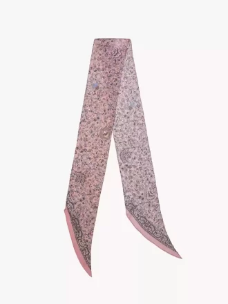 Chloé Paisley bandeau halsduk i siden charmeuse Chloé Paisley bandeau halsduk i siden charmeuse