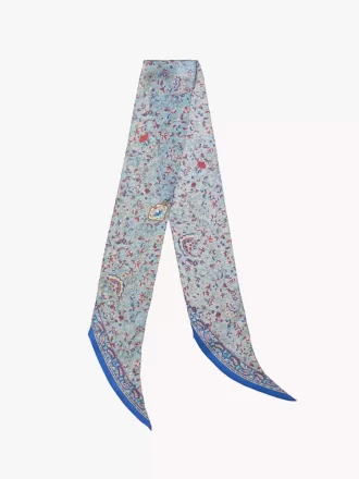 Chloé Paisley bandeau halsduk i siden charmeuse Chloé Paisley bandeau halsduk i siden charmeuse