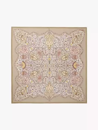 Chloé Paisley fyrkantig halsduk i sidentwill Chloé Paisley fyrkantig halsduk i sidentwill