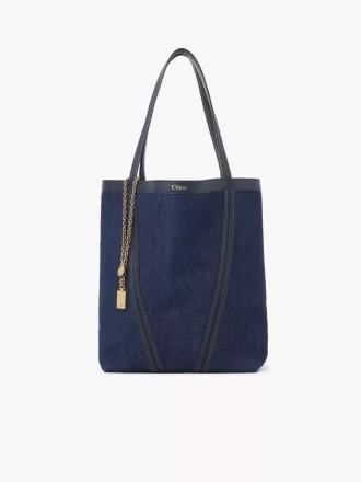 Chloé Spin tote-väska i denim Chloé Spin tote-väska i denim