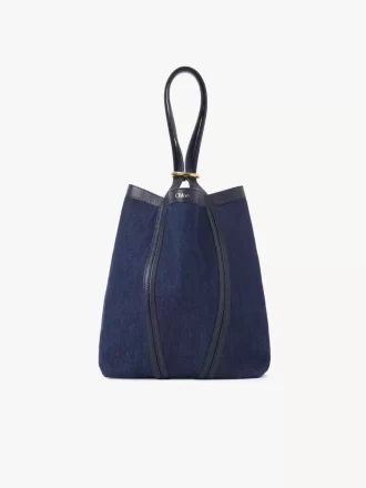 Chloé Spin tote-väska i denim Chloé Spin tote-väska i denim