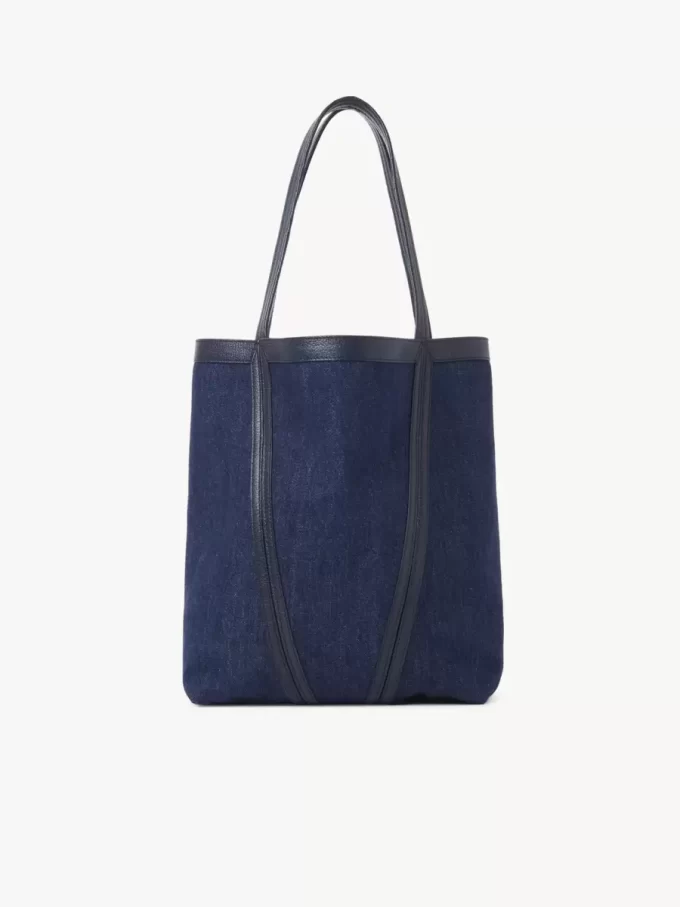 Chloé Spin tote-väska i denim Chloé Spin tote-väska i denim