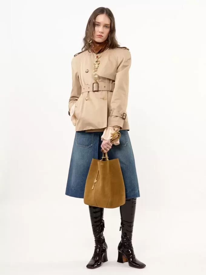 Chloé Spin tote-väska i mocka Chloé Spin tote-väska i mocka