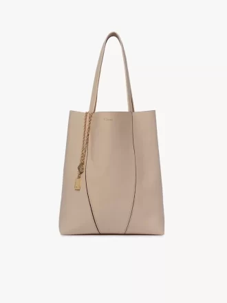 Chloé Spin tote-väska i narvat läder Chloé Spin tote-väska i narvat läder
