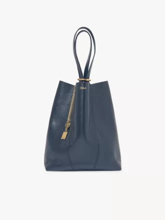 Chloé Spin tote-väska i narvat läder Chloé Spin tote-väska i narvat läder