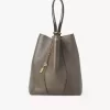 Chloé Spin tote-väska i narvat läder Chloé Spin tote-väska i narvat läder
