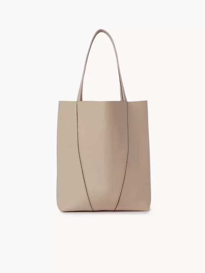 Chloé Spin tote-väska i narvat läder Chloé Spin tote-väska i narvat läder