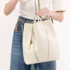 Chloé Spin tote-väska i narvat läder Chloé Spin tote-väska i narvat läder