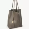 Chloé Spin tote-väska i narvat läder Chloé Spin tote-väska i narvat läder