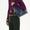 Chloé Spin tote-väska i narvat läder Chloé Spin tote-väska i narvat läder