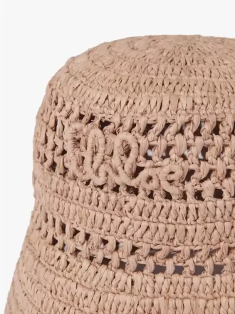 Chloé Sunset bucket hat i raffia Chloé Sunset bucket hat i raffia