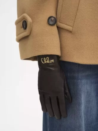 Chloés ikoniska handskar i läder Chloés ikoniska handskar i läder