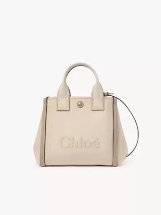 Liten Chloé Carry-väska i canvas Liten Chloé Carry-väska i canvas