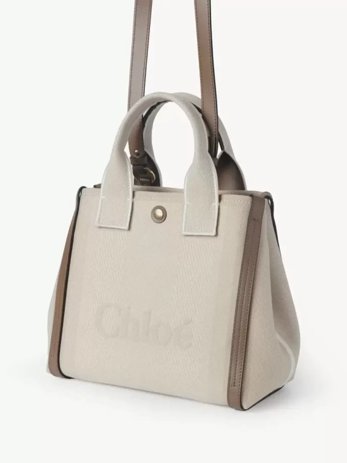 Liten Chloé Carry-väska i canvas Liten Chloé Carry-väska i canvas