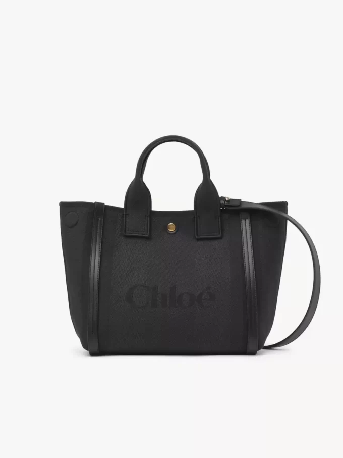 Liten Chloé Carry-väska i canvas Liten Chloé Carry-väska i canvas