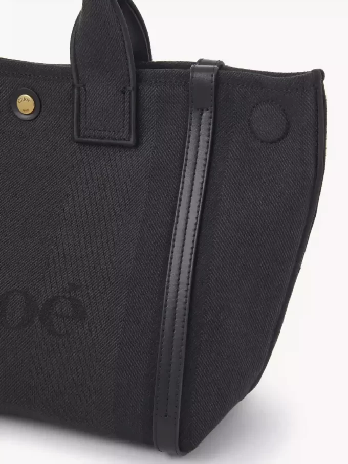 Liten Chloé Carry-väska i canvas Liten Chloé Carry-väska i canvas