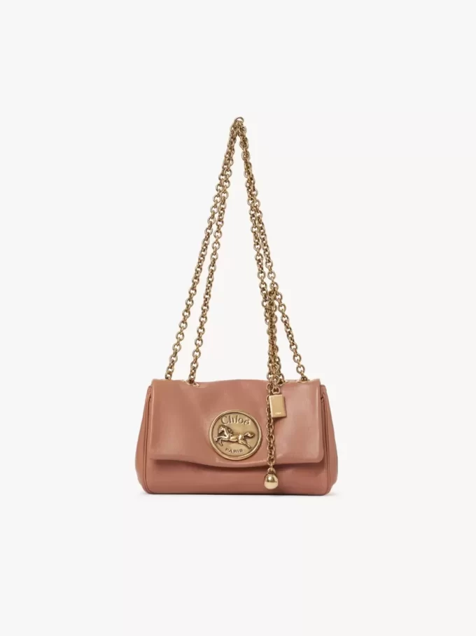 Liten Chloé Heritage axelväska i narvat läder Liten Chloé Heritage axelväska i narvat läder