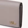 Liten Chloé Iconic trefaldig väska med myntficka i glansigt läder Liten Chloé Iconic trefaldig väska med myntficka i glansigt läder
