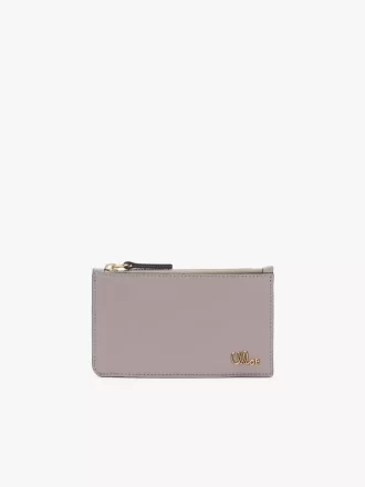 Liten Chloé Iconic-väska med kortfack i glansigt läder Liten Chloé Iconic-väska med kortfack i glansigt läder